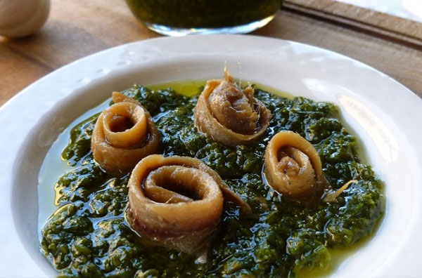 anchois verts